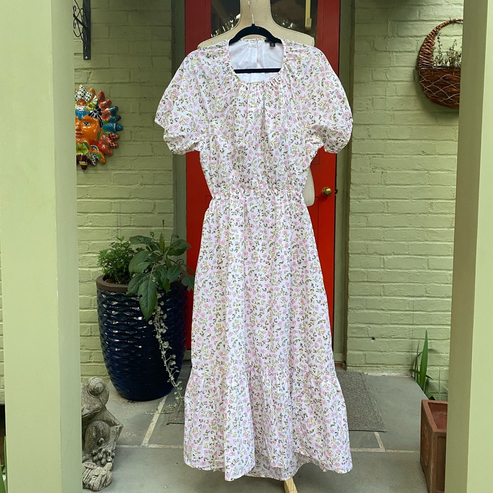 NWOT JCREW MIDI DRESS WITH CUTOUTS